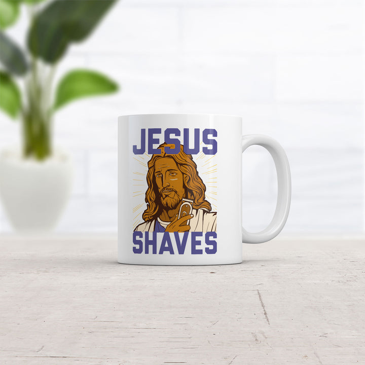 Jesus Shaves Mug