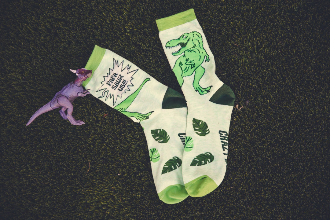 Papasaurus Socks