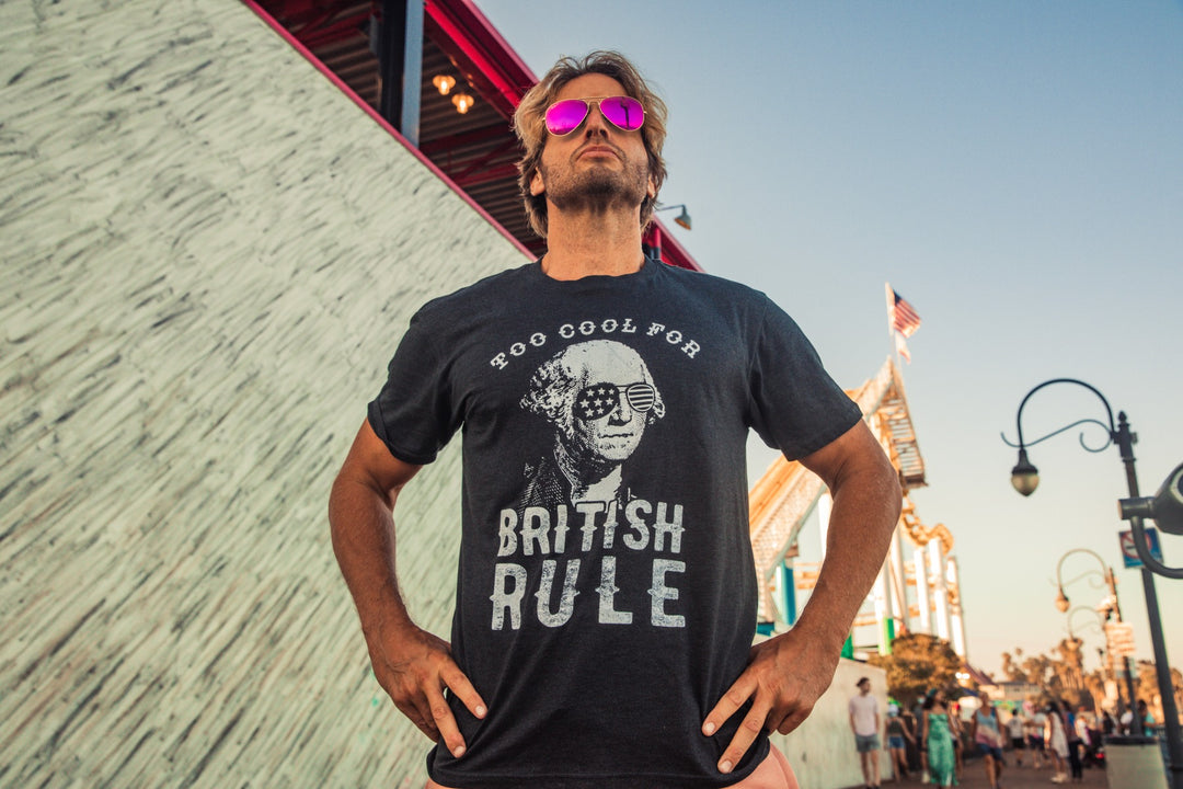Too Cool For British Rule Men's T Shirt