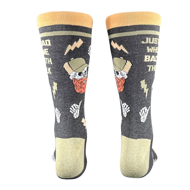 Just A Dad Who Came Back With The Milk Socks