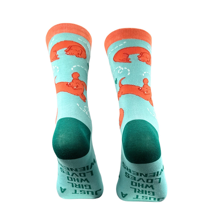 Just A Girl Who Loves Wieners Socks