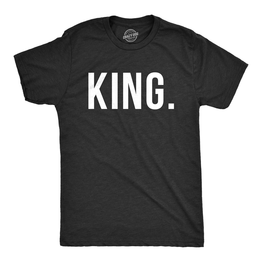 Funny Heather Black - King King. Nerdy Valentine's Day Tee