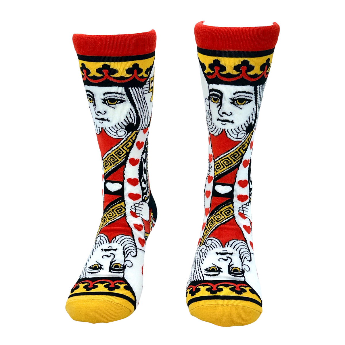 Men&#39;s King Of Hearts Socks