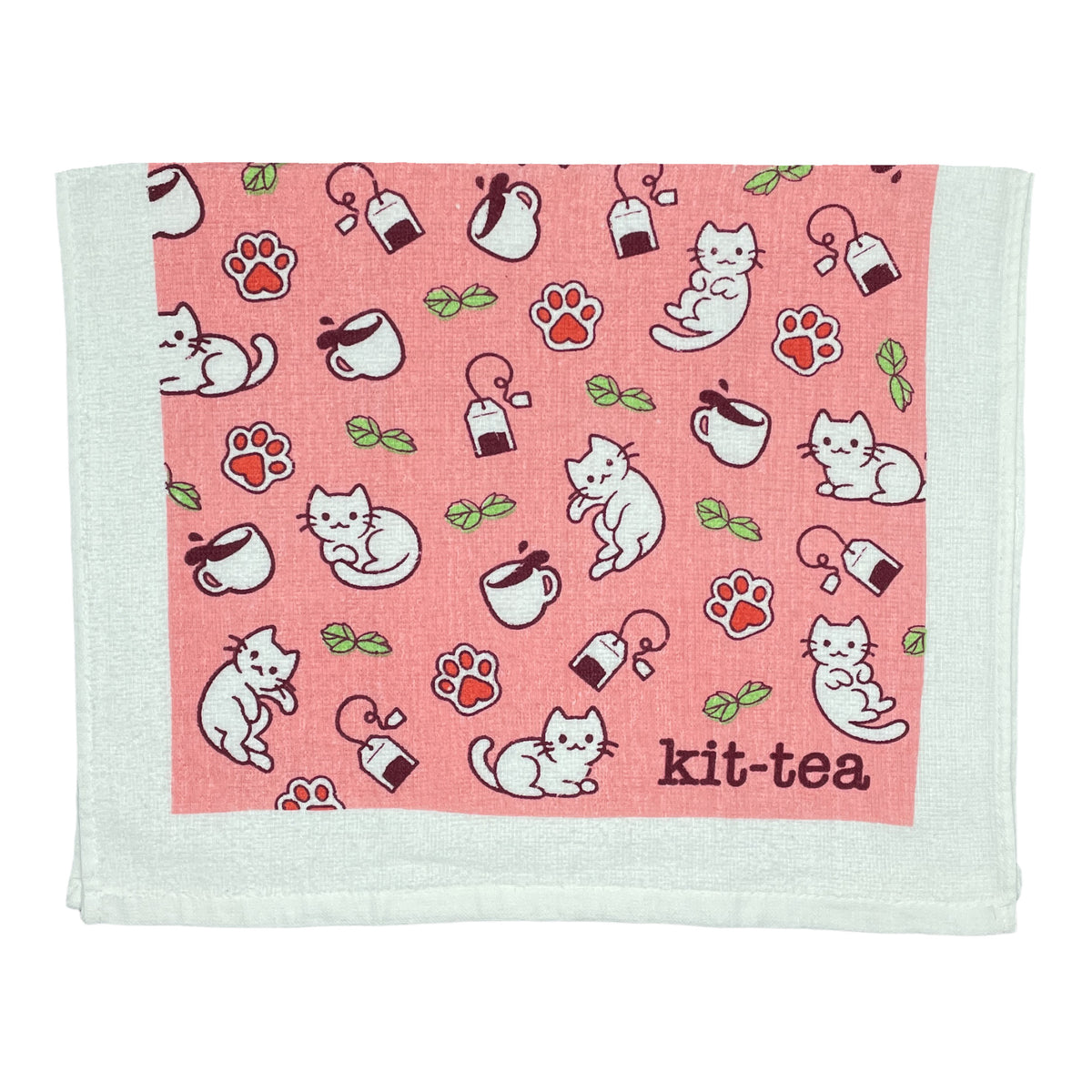 Funny KitTea Animal Tea Towels Nerdy Cat Tee
