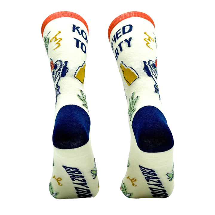 Men's Wiener Rides Socks Funny Dachshund Pet Puppy Owner Novelty Footwear