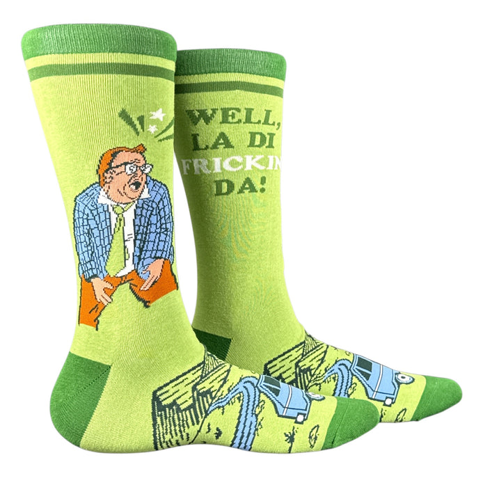 Funny Multi - La Di Frickin Da Well La Di Frickin Da Sock Nerdy TV & Movies Tee