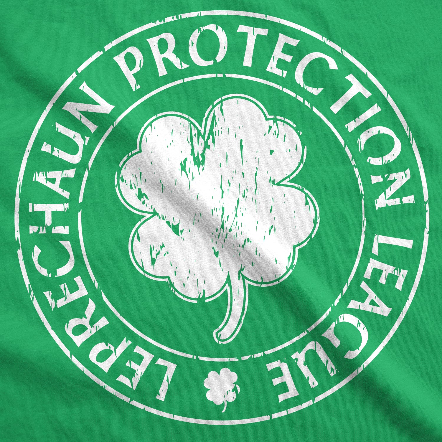 Funny Heather Green - Leprechaun Protection Leprechaun Protection League Mens T Shirt Nerdy Saint Patrick's Day Tee