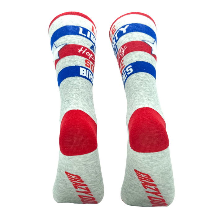 Men's Life Liberty And Hopefully Some Birdies Socks