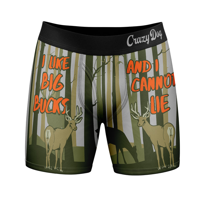 Funny Big Bucks I Like Big Bucks And I Cannot Lie Nerdy Father's Day Hunting Sarcastic Tee