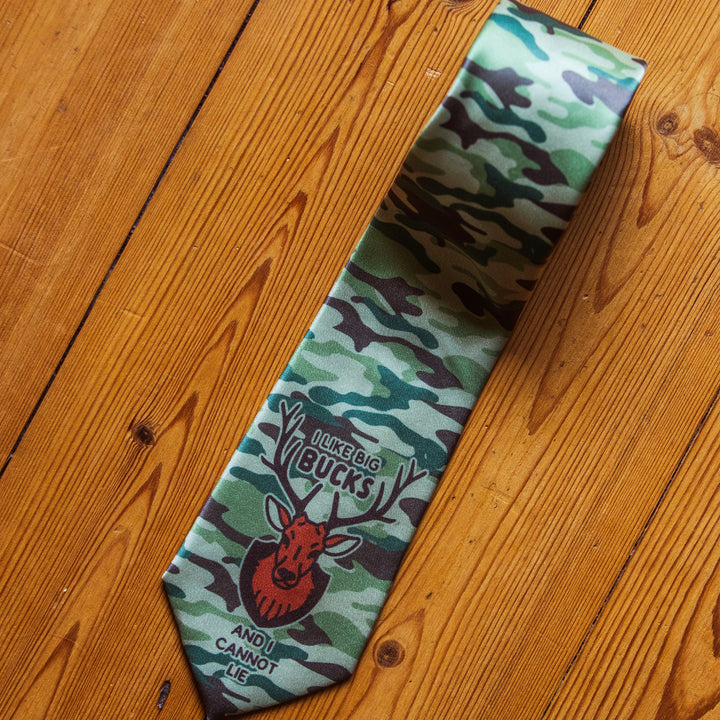 I Like Big Bucks And I Cannot Lie Neck Tie Tie