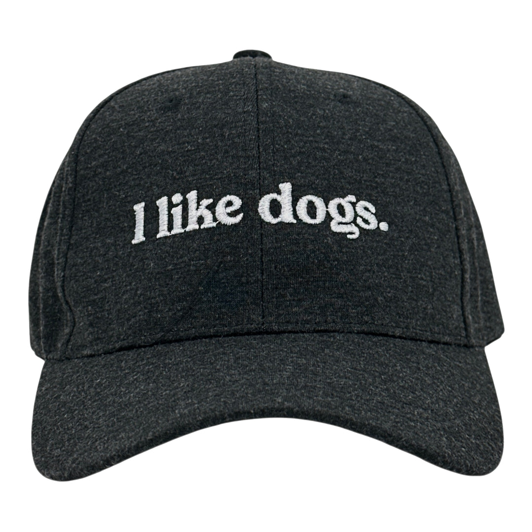 Funny Heather Black - I Like Dogs I Like Dogs Nerdy dog Tee