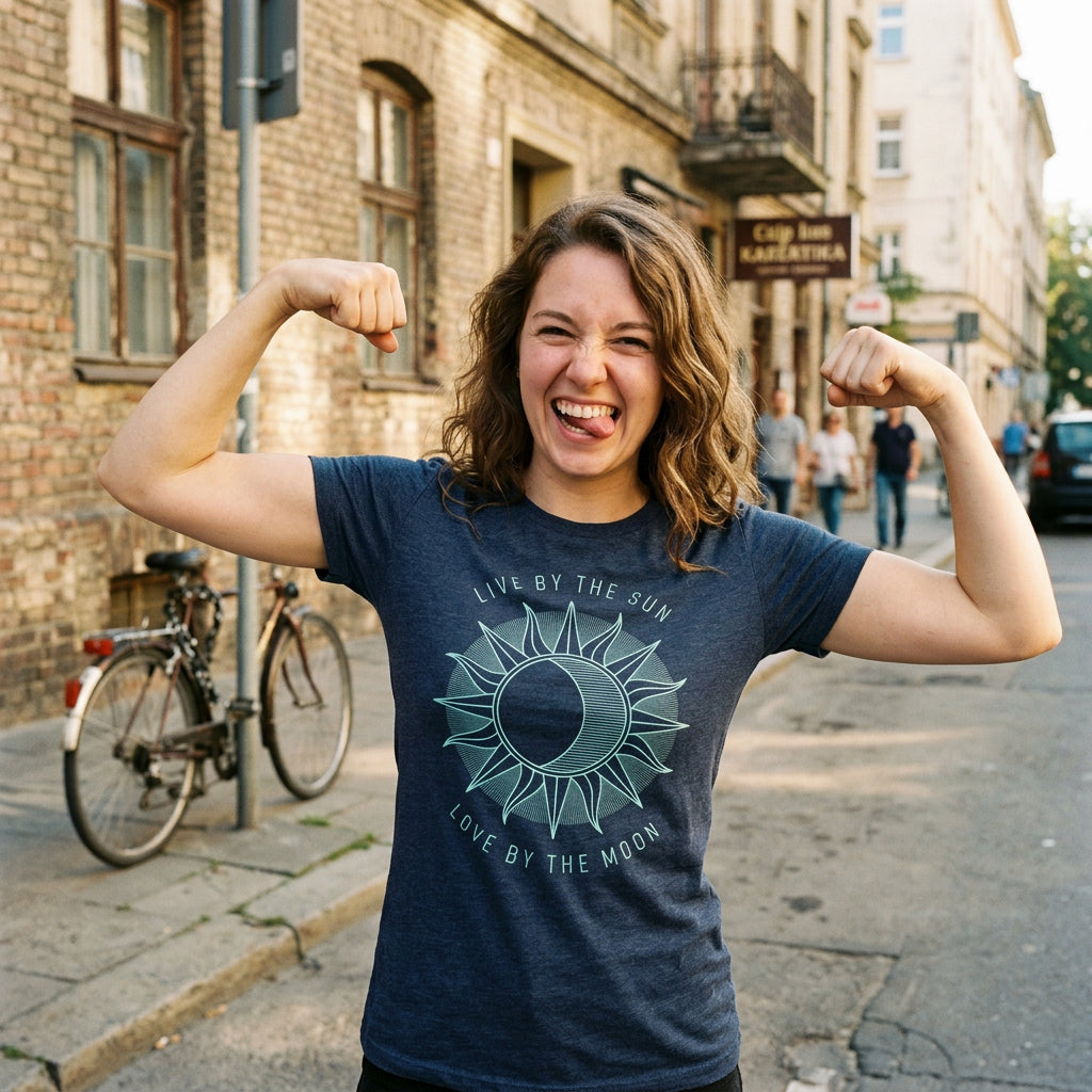 Live By The Sun Love By The Moon Women's T Shirt