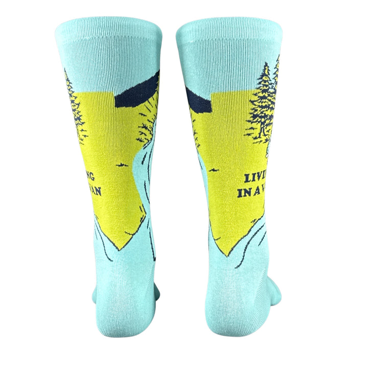 Living In A Van Down By The River Socks