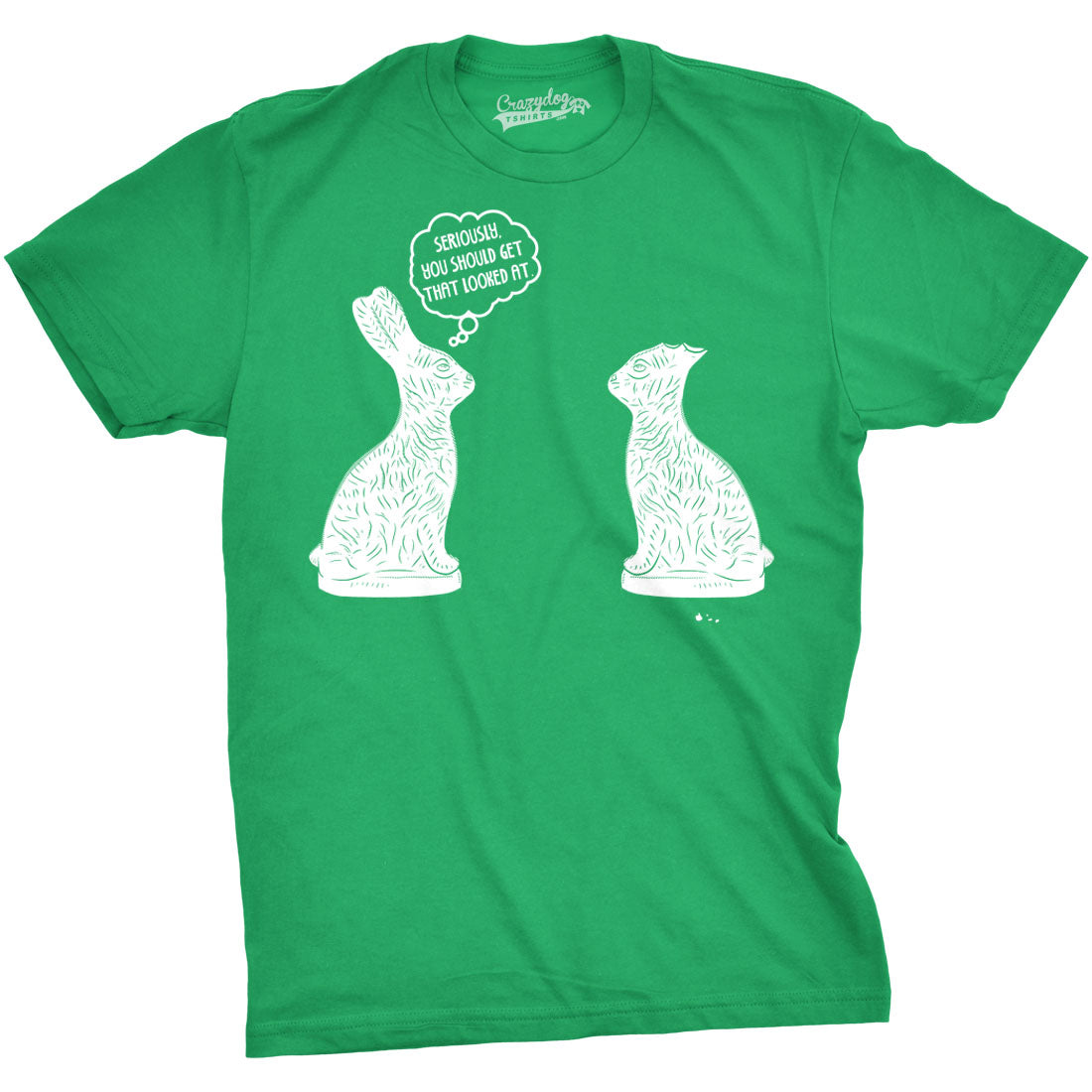 Funny Green You Should Get That Looked At Mens T Shirt Nerdy Easter Tee