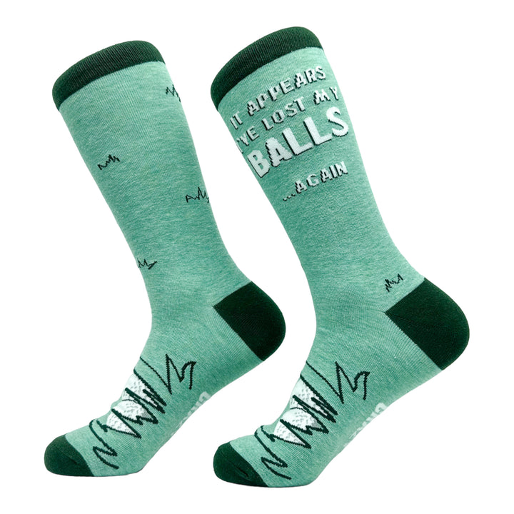 Men's It Appears Ive Lost My Balls Again Socks