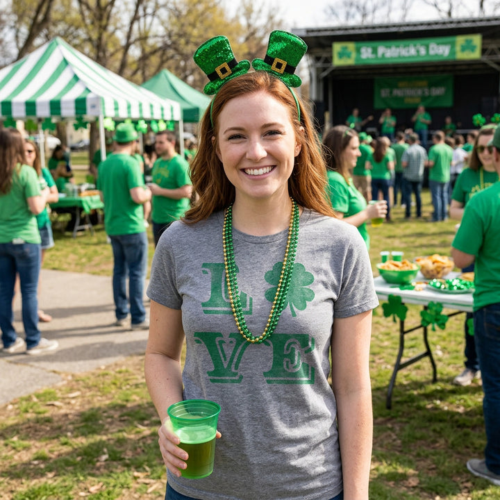 LOVE Lucky Clover Women's T Shirt