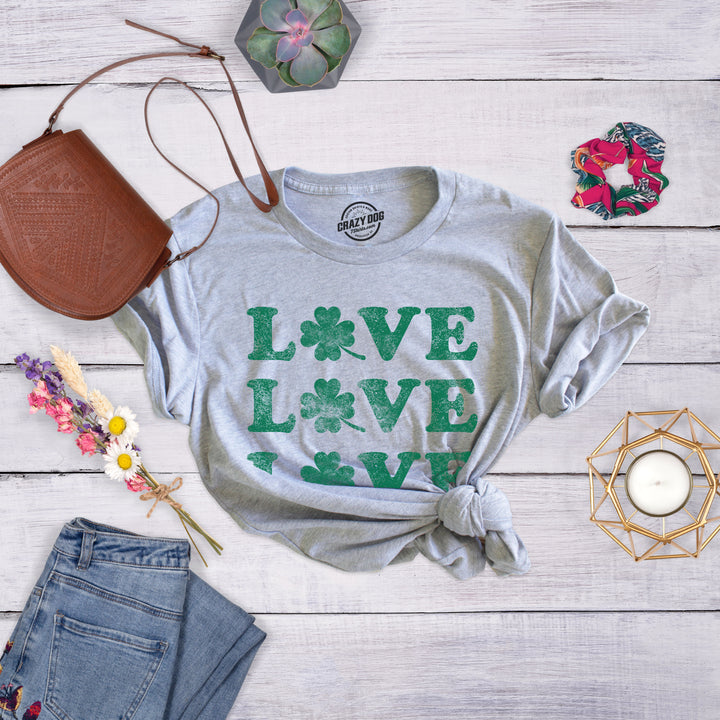 Love Shamrock Women's T Shirt