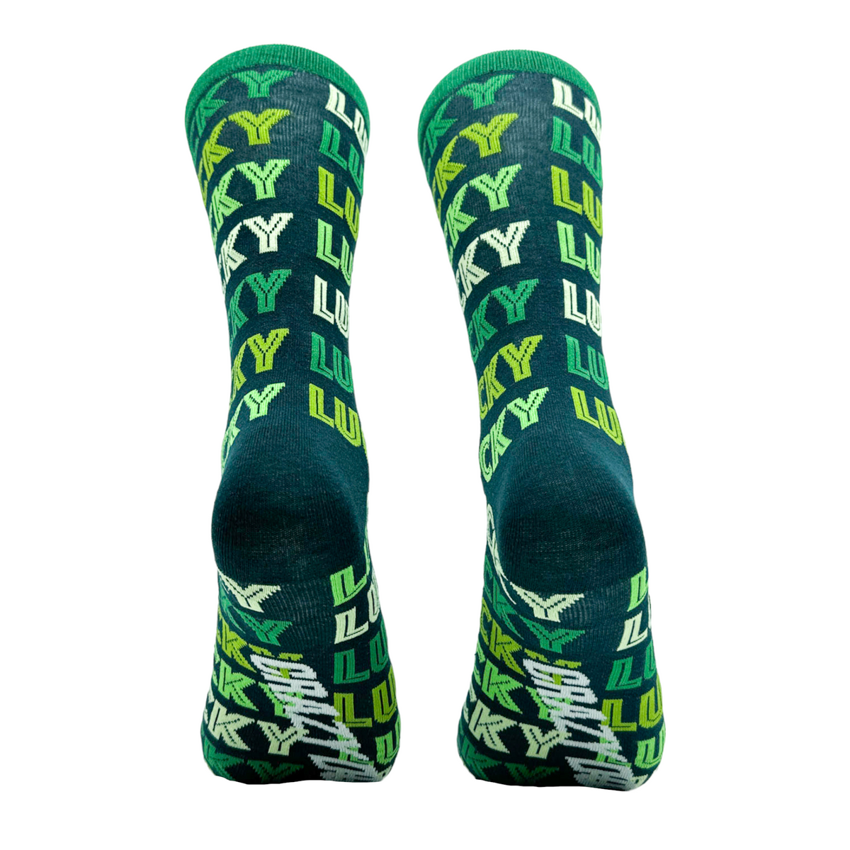 Men&#39;s Lucky Socks Funny St Paddys Day Parade Party Footwear