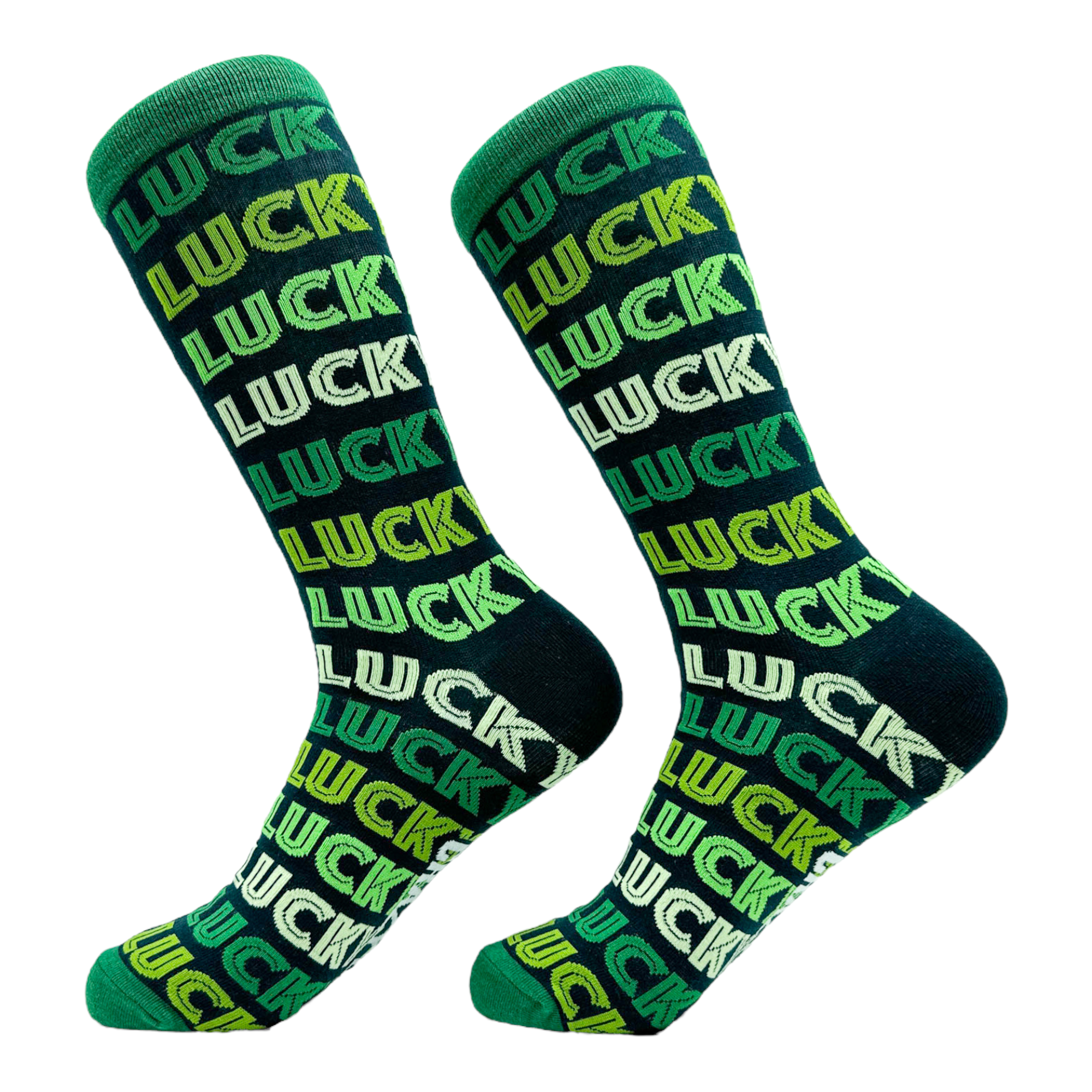 Funny Lucky Socks Sock Nerdy Saint Patrick's Day Tee