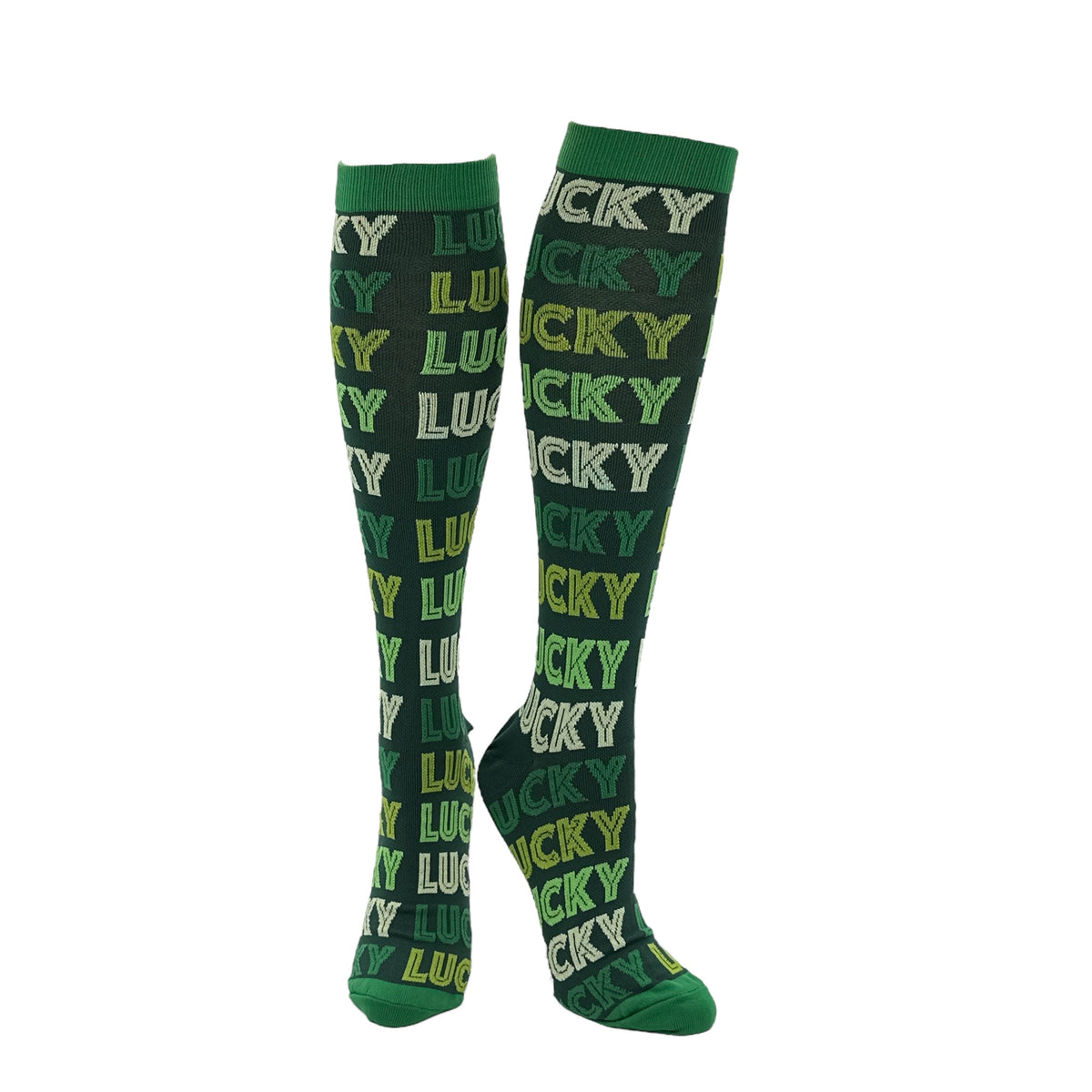 Funny Green - Lucky All Over Lucky All Over Nerdy Saint Patrick&#39;s Day Tee