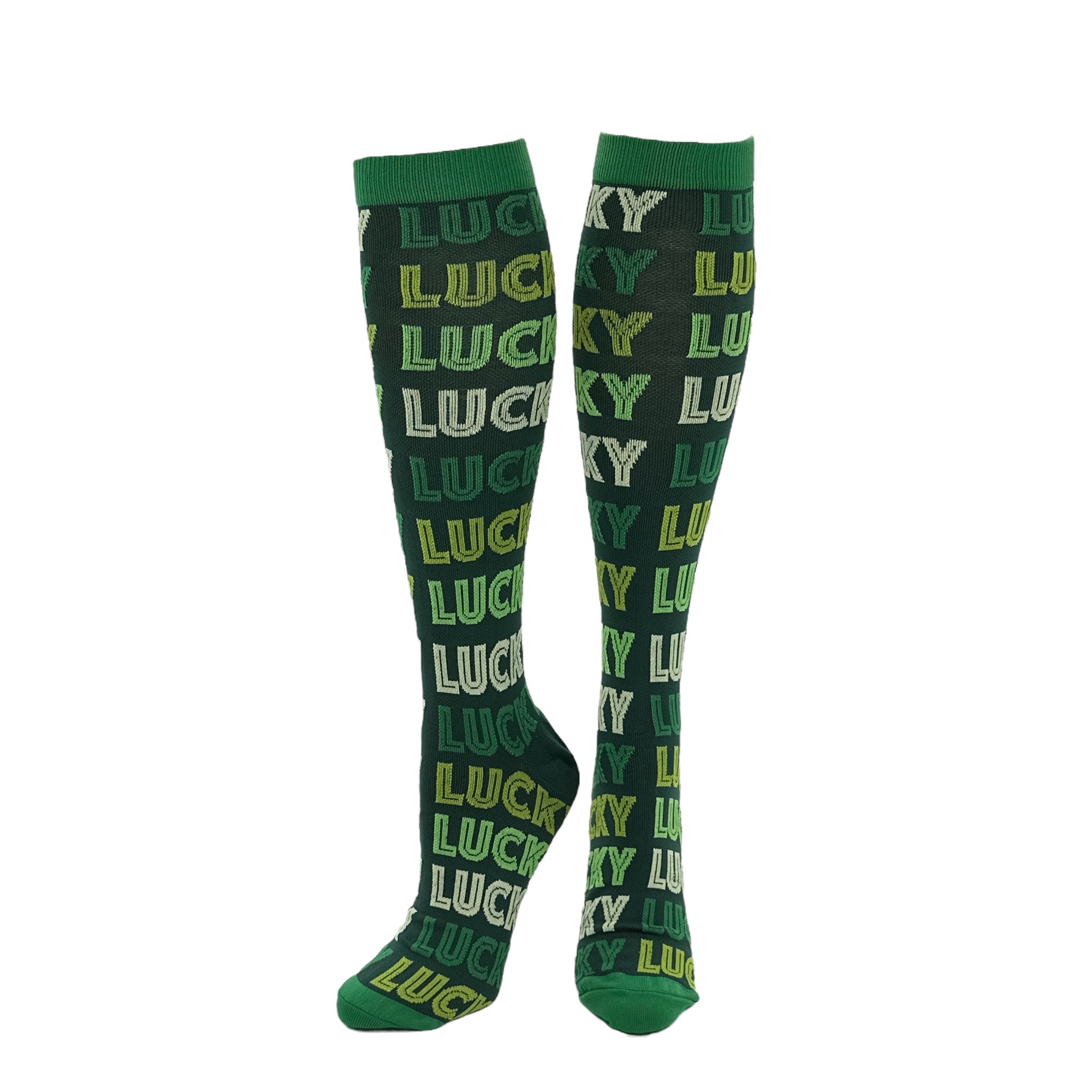 Funny Green - Lucky All Over Lucky All Over Nerdy Saint Patrick's Day Tee