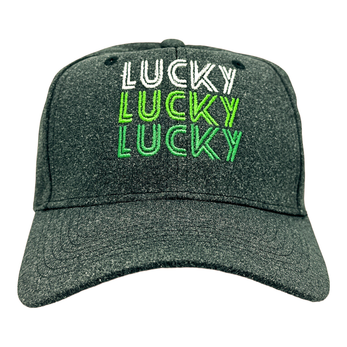 Funny Black - Lucky Lucky Lucky Lucky Lucky Lucky Nerdy Saint Patrick&#39;s Day Tee