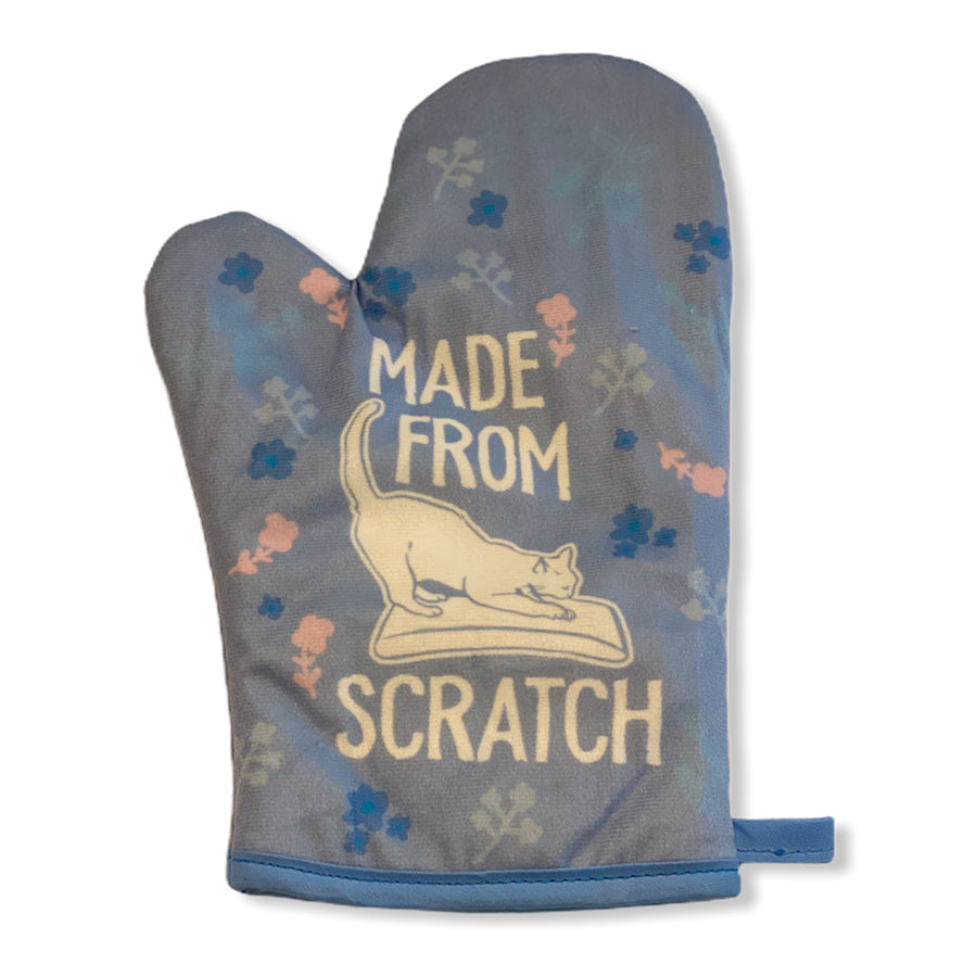 Funny Grey Made From Scratch Oven Mitt Nerdy Food Tee