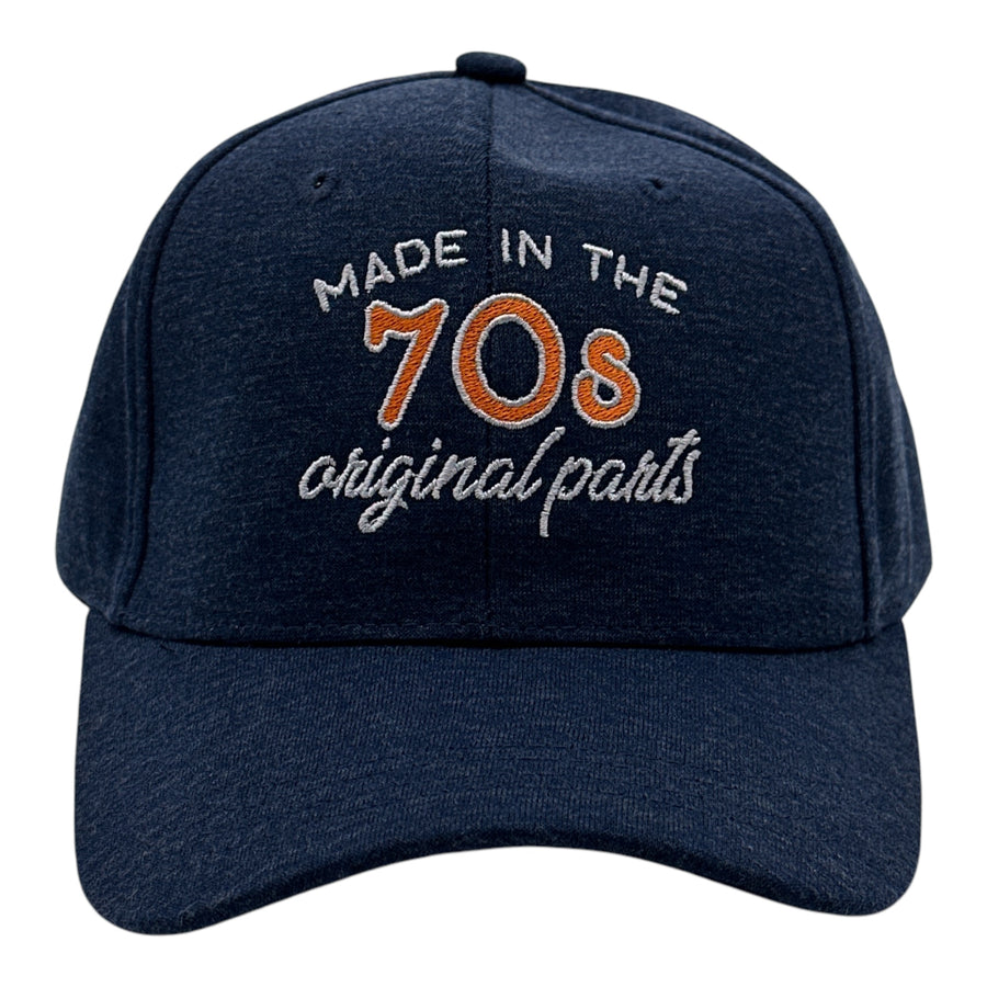 Funny Navy - Made In 70s Made In The 70s Original Parts Nerdy Retro Birthday Tee