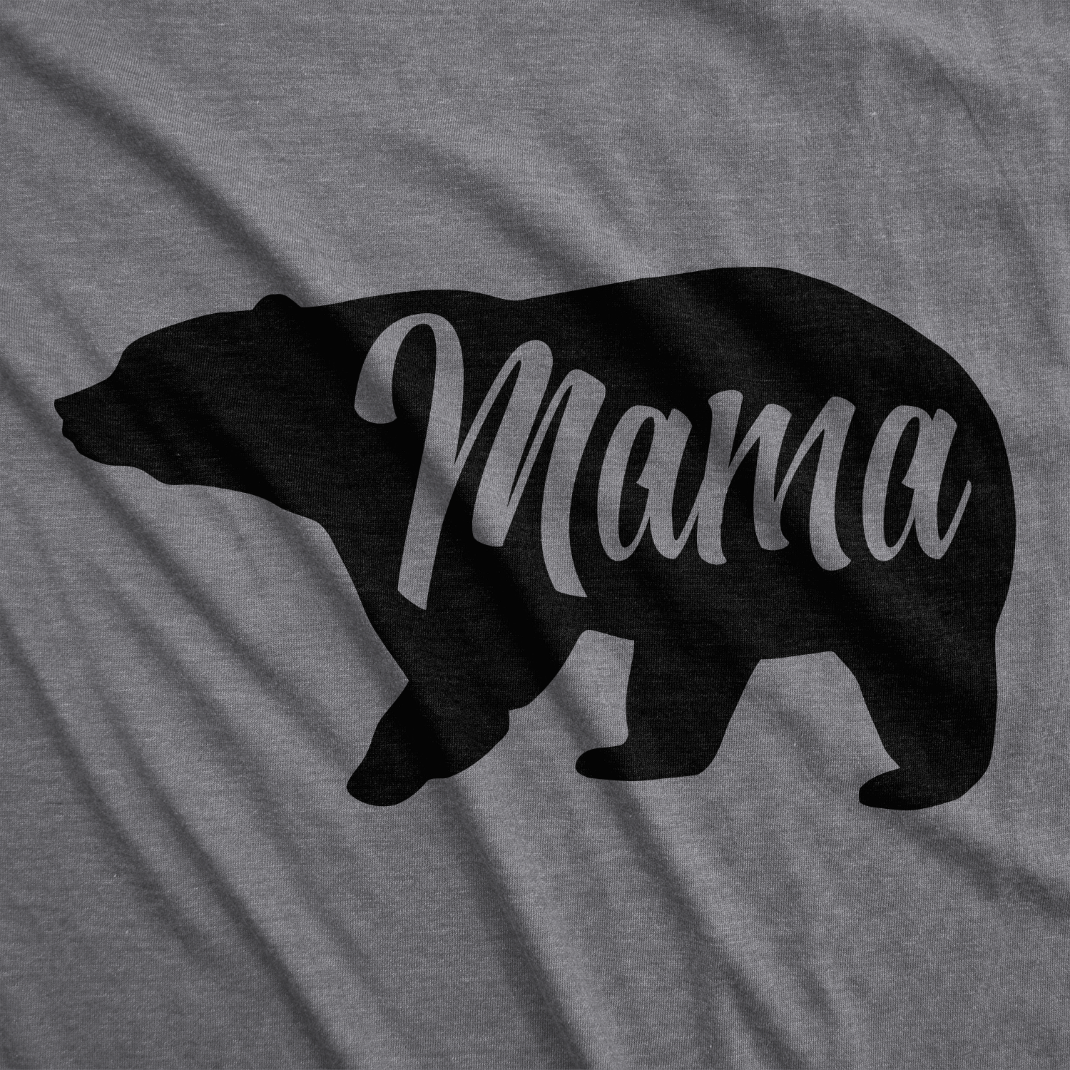 Funny Mama Bear Womens T Shirt Nerdy Mother's Day Animal Tee