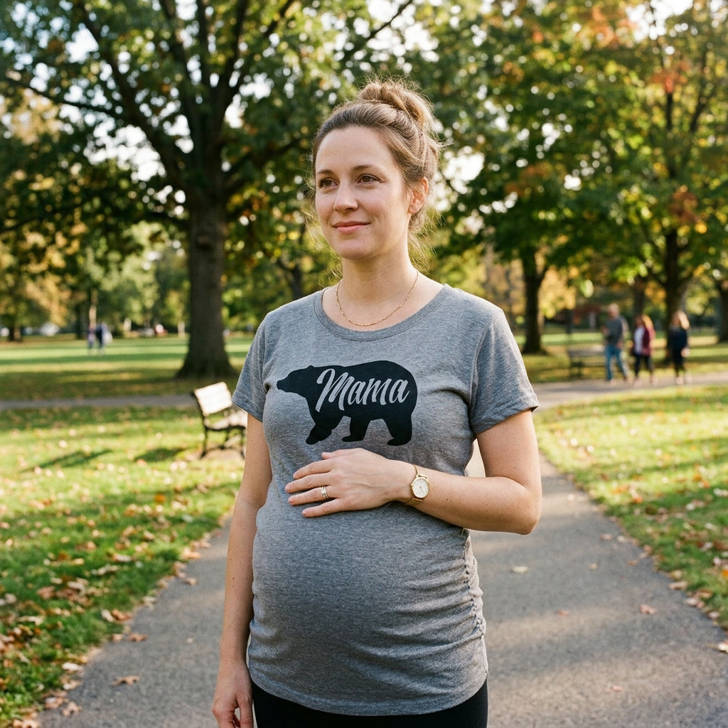 Mama Bear Maternity T Shirt