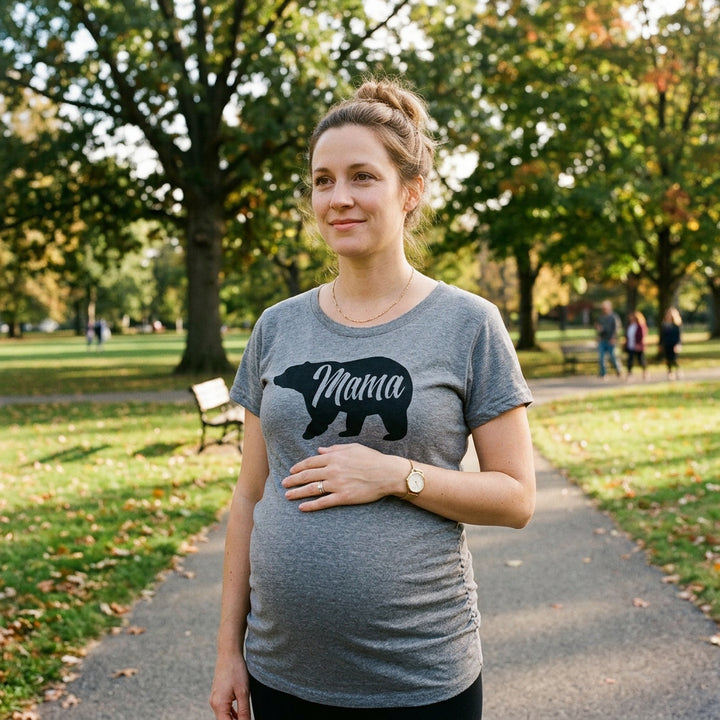 Mama Bear Maternity T Shirt