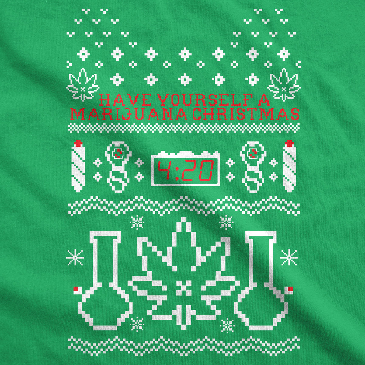 Have Yourself A Marijuana Christmas Crew Neck Sweatshirt