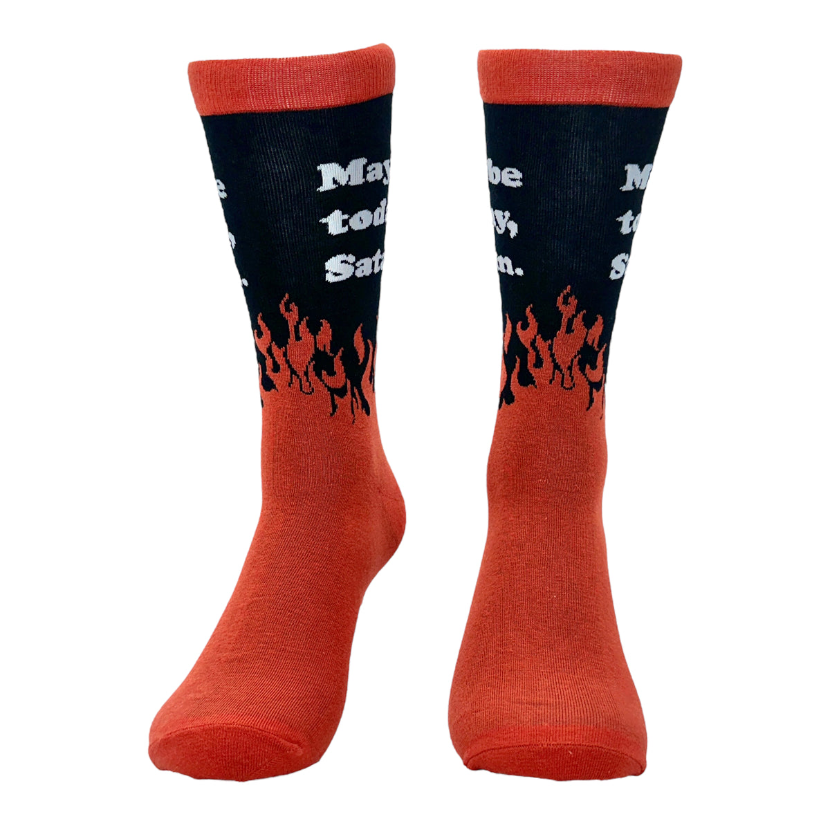 Men&#39;s Maybe Today Satan Socks