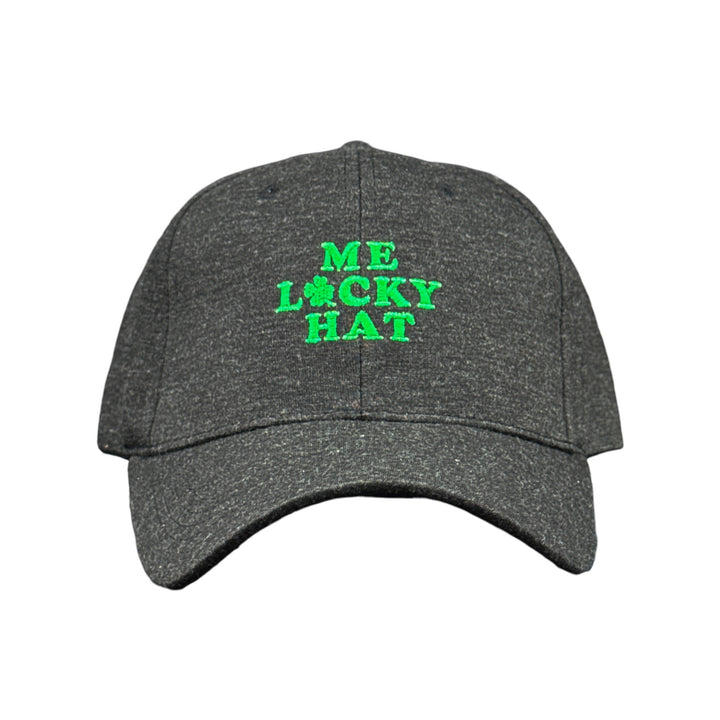 Funny Black - Me Lucky Hat Me Lucky Hat Nerdy Saint Patrick's Day Tee