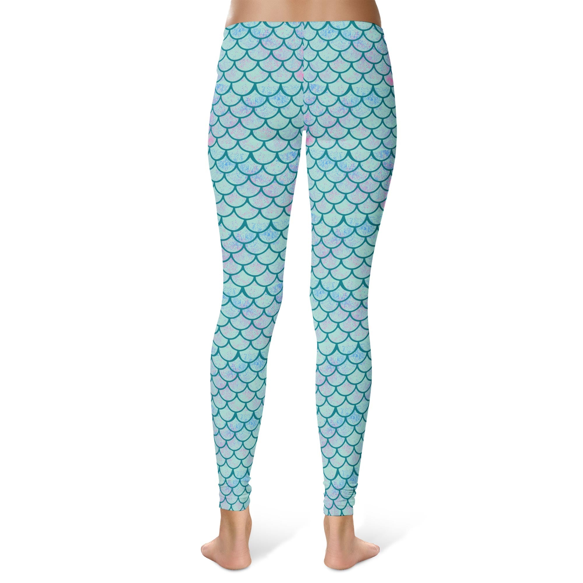 Funny Mermaid Scales Mermaid Nerdy Animal Vacation Tee