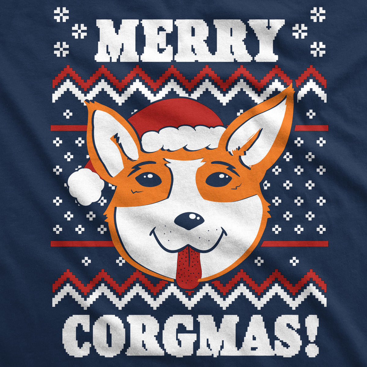Merry Corgmas Ugly Christmas Sweater Women&#39;s T Shirt