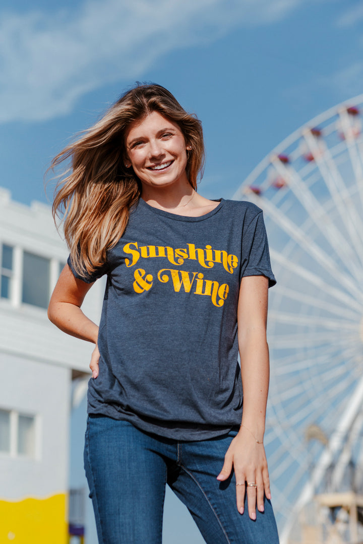 Sunshine And Wine Women's T Shirt