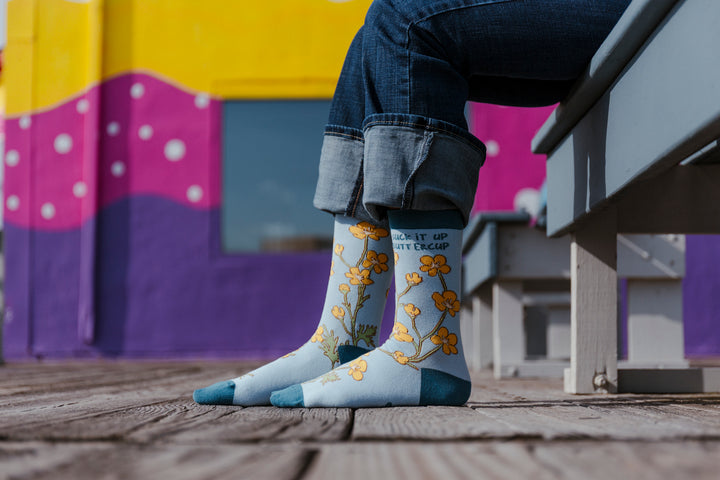 Suck It Up Buttercup Socks