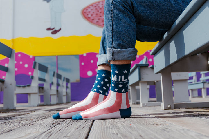 MILF Man I Love Freedom Socks