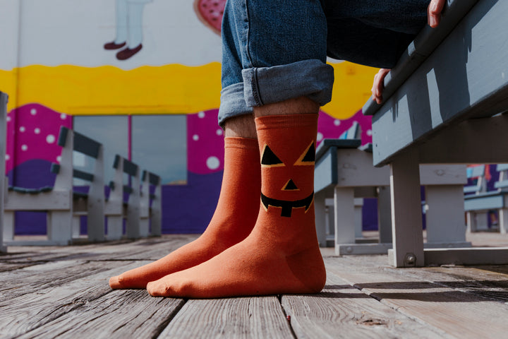 Jack O Lantern Socks