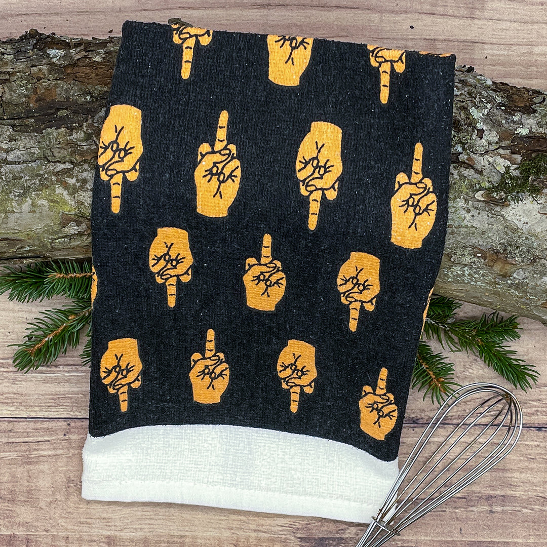 Middle Finger Tea Towel Tea Towel