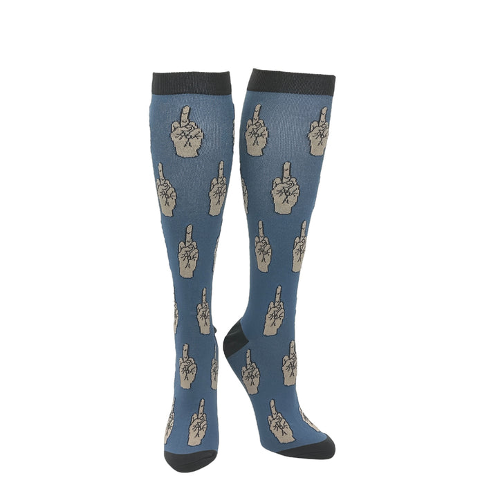 Middle Finger Compression Socks