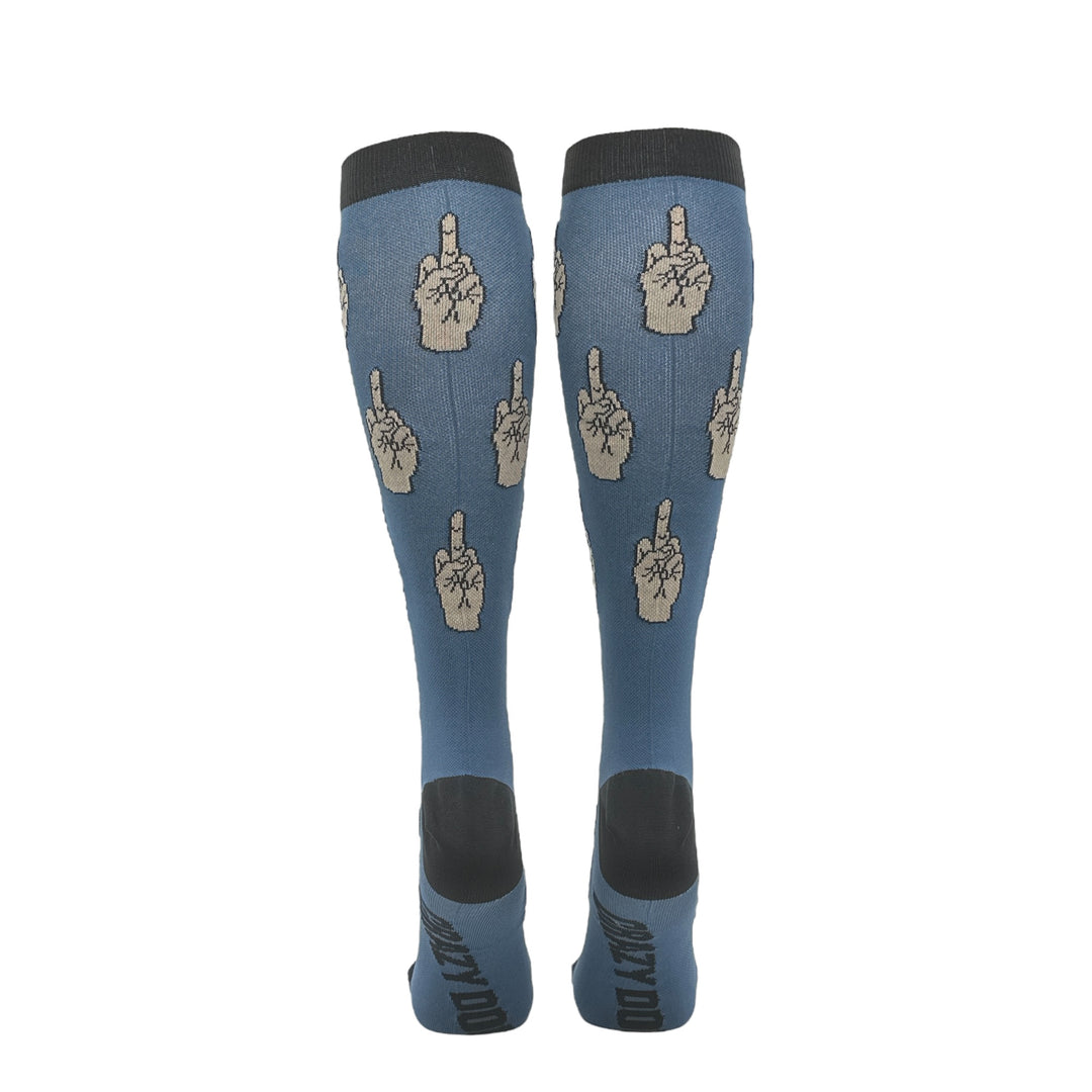 Middle Finger Compression Socks