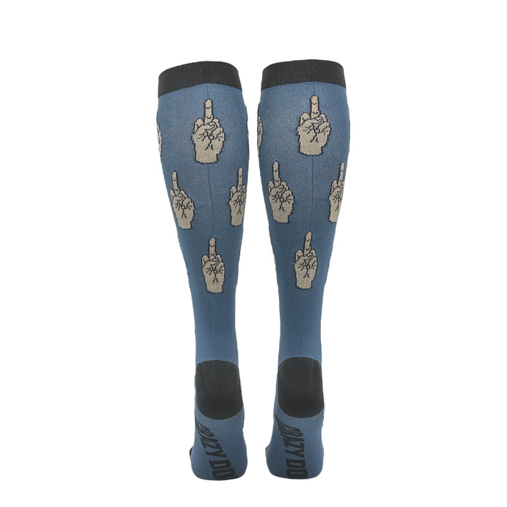 Middle Finger Compression Socks