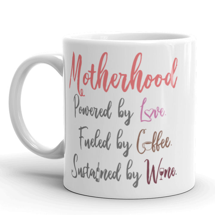 Funny White Motherhood Coffee Mug Nerdy Tee