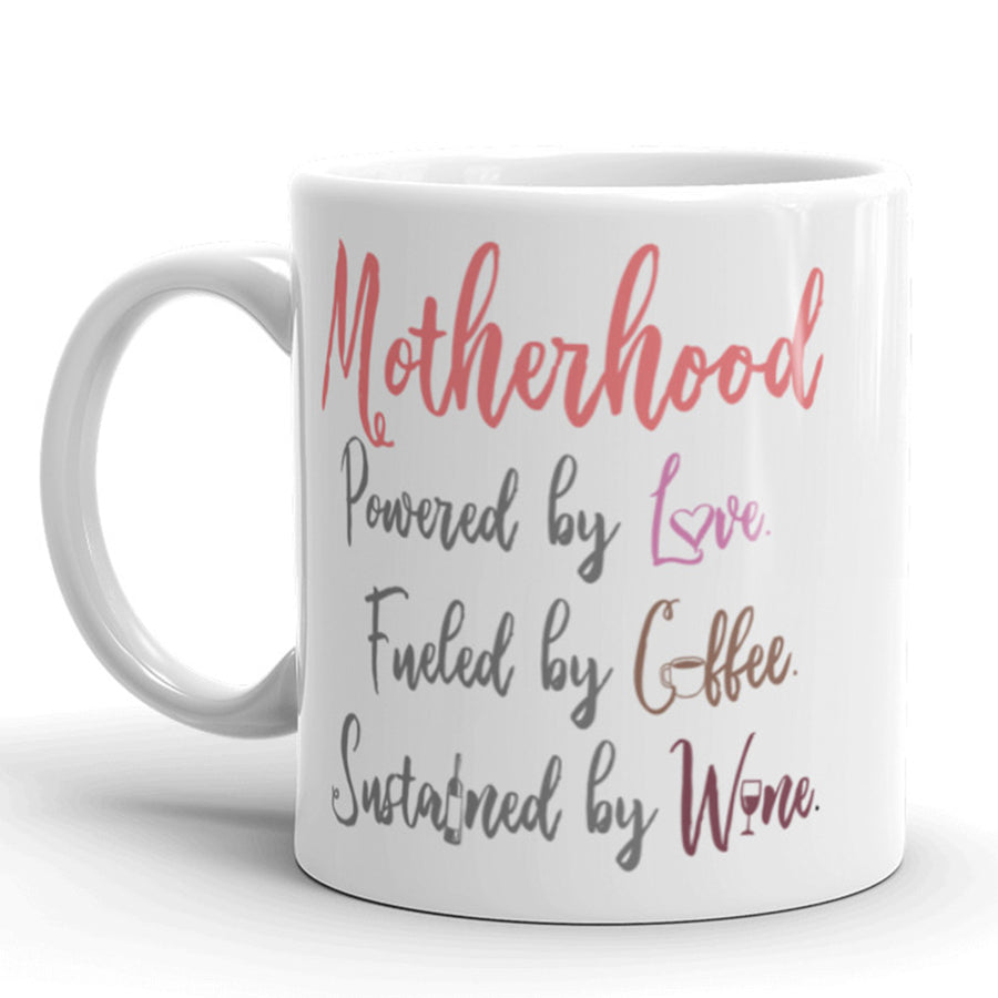 Funny White Motherhood Coffee Mug Nerdy Tee