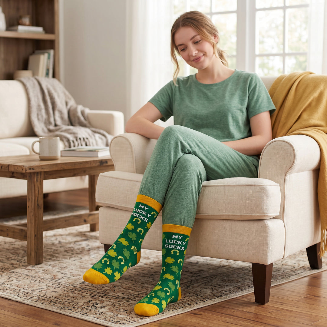 Womens Me Lucky Socks