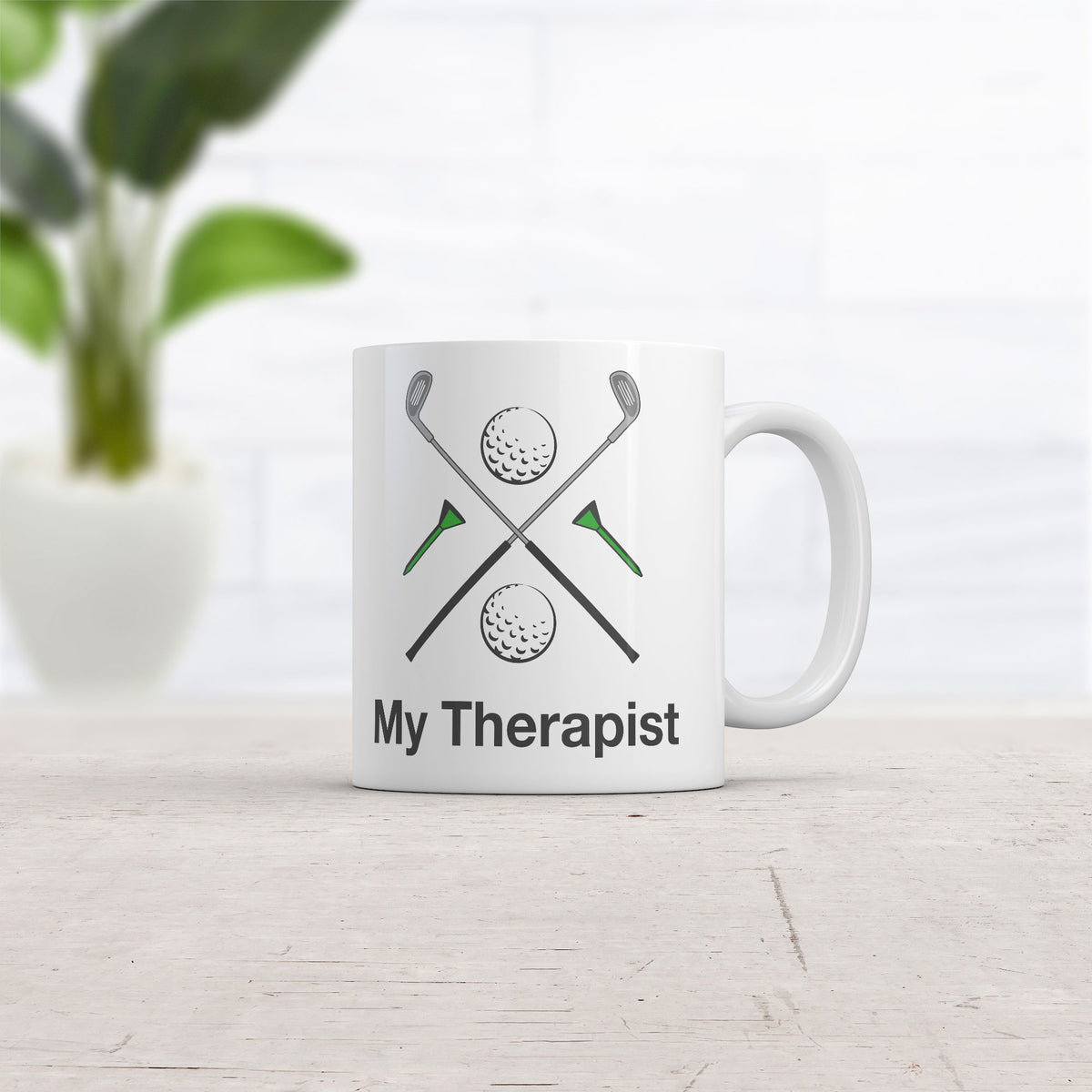 My Therapist Golfing Mug