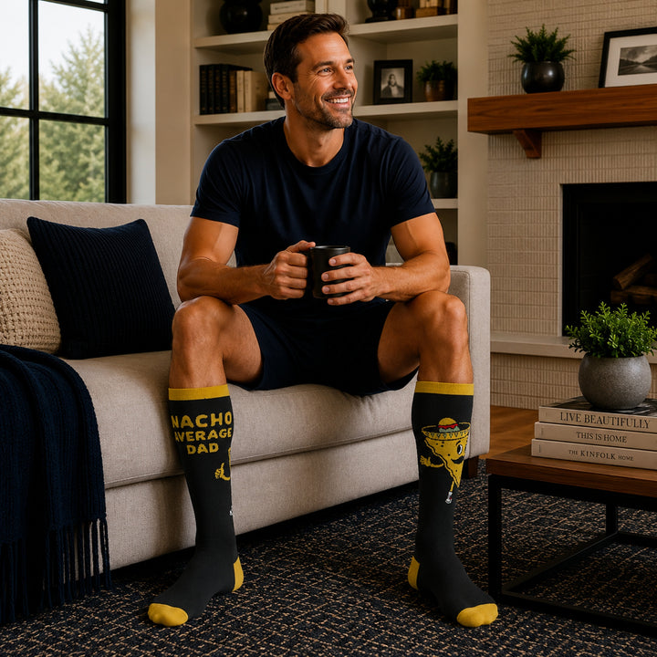 Nacho Average Dad Compression Socks