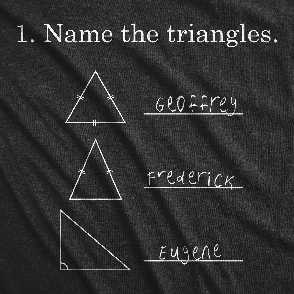 Name The Triangles Men&#39;s Tshirt